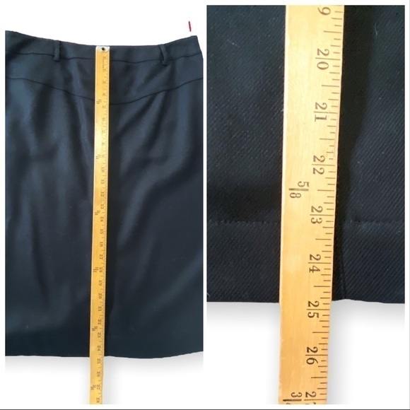 Prada wool A line skirt, size 46 Italy, Dark blue - Picture 9 of 11